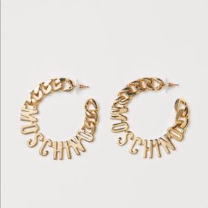 FINAL MARKDOWN- Moschino for H&M gold hoops